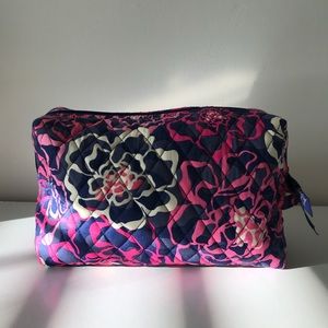 Vera Bradley Katalina Pink Large Cosmetic